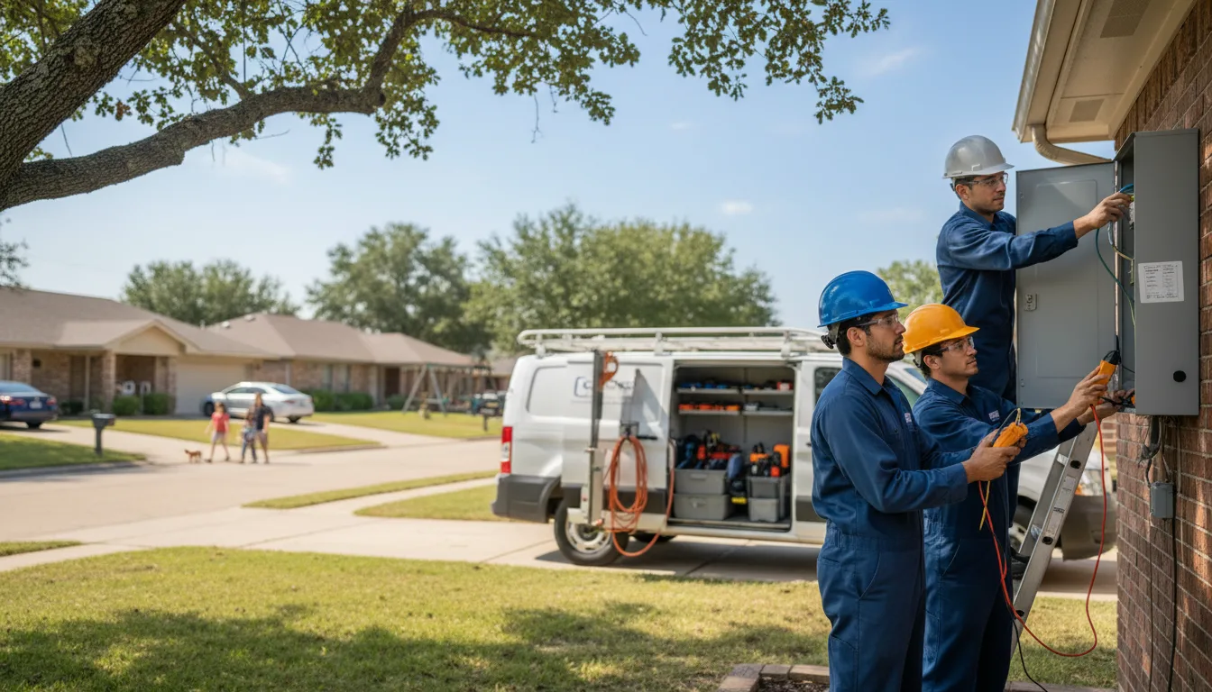 Certified electrician providing emergency electrical services in Interlochen, MI